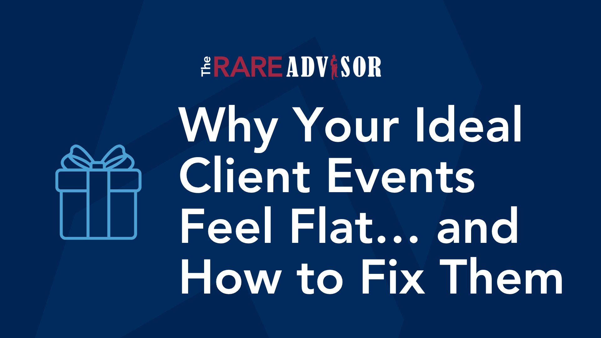 Why Your Ideal Client Events Feel Flat… and How to Fix Them